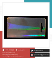 Autocollant holographique 3D personnalisé en PET découpé sur mesure, haute adhérence, anti-contrefaçon, certifié ISO9001, vente en gros