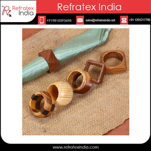 Anneaux porte-serviettes en bois de luxe avec décoration de table élégante et écologique pour restaurants, hôtels et organisateurs d'événements – Vente en gros - Product Image 2