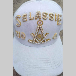 Collar de cadena maestra masónica, regalo de negocios bordado hecho a mano de Metal Chapado en Blanco | Collar de cadena de Metal Masonic Grand Lodge blanco - Product Image 6