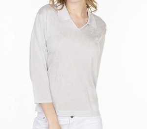 Polo de manga larga para hombre, 100 poliéster, de secado rápido - Product Image 3
