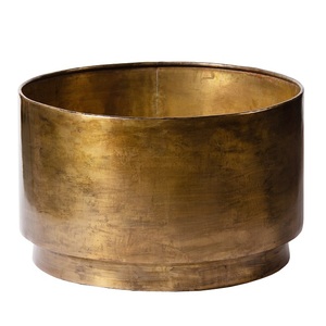 Jardinières tendance, finition antique, en fer, métal, personnalisées, pot de fleurs de jardin, pot de fleurs sur pied, intérieur - Product Image 1