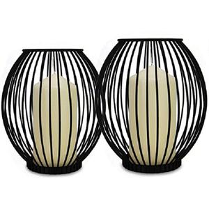 Linterna moderna con forma de perro, candelabro de Metal acabado con revestimiento de polvo negro de lujo, buen precio, Vela decorativa de Navidad para boda - Product Image 2