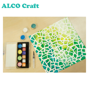 Chất Lượng Cao 8X8 Inch Thiết Kế Nghệ Thuật <span class=keywords><strong>Stencil</strong></span> <span class=keywords><strong>Template</strong></span> - Product Image 6