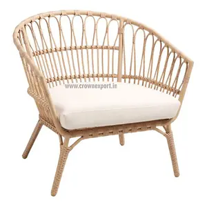 Nouveau paon rotin chaise canne en osier relaxant extérieur jardin meubles chaises de jardin intérieur salon bambou rotin chaise