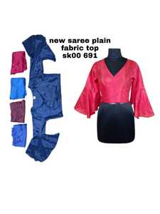 Top con lazo de saree para mujer, Tops cortos bohemios para mujer, lencería Sexy íntima de color sólido con relleno, moda para mujer - Product Image 4