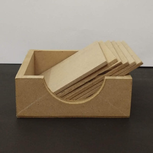 Posavasos de MDF de forma cuadrada decorativa para el hogar con diseño impreso personalizado o posavasos de soporte de MDF - Product Image 4