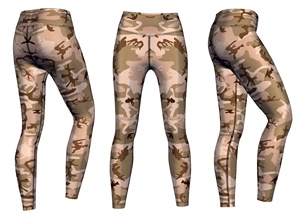 Leggings de Yoga Personalizados 2023 con Efecto Levanta Glúteos, Cintura Alta, Diseño Floral de Panal, Transpirables, de Secado Rápido, de Poliéster y Elastano - Product Image 6