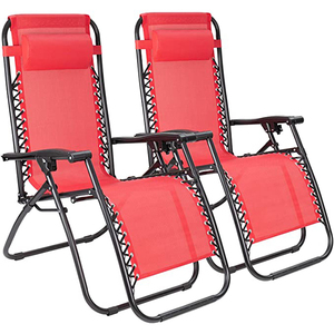 <span class=keywords><strong>Chaise</strong></span> longue <span class=keywords><strong>pliante</strong></span> <span class=keywords><strong>de</strong></span> haute qualité à gravité zéro avec porte-gobelet - Product Image 4