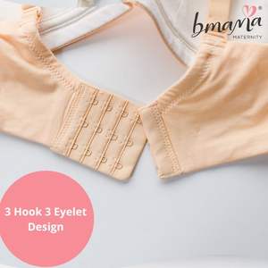 Conjunto de sujetador de maternidad supersuave de algodón puro superventas, diseño en V profundo, correa ajustable inalámbrica, Copa supersuave sólida - Product Image 3