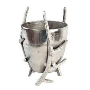 Traditional Elegant Design <b>Champagne</b> <b>Ice</b> <b>Bucket</b> Stainless Steel Antique Finishing Modern Cooler Gift Holder Including Tongs - Product Image 5