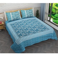 Ensemble de literie drap de lit couette housse de couette 100% coton biologique Gots certifié couvre-lit ajusté luxe en gros articles pour la maison