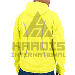 Veste coupe-vent unisexe légère pour l'extérieur, coupe-vent imperméable | Logo personnalisé veste coupe-vent pour hommes - Product Image 2