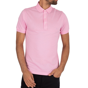 Venta caliente 2020 logotipo personalizado de alta calidad 100% algodón Polo de hombre diseño en blanco liso de talla grande de punto de compresión corta - Product Image 6