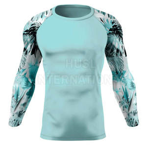 Nueva Llegada 2025, Camiseta de Protección Solar para Hombre de Alta Calidad, Transpirable, de Spandex/Poliéster, Tallas y Colores Personalizables, Servicio OEM al por Mayor - Product Image 1