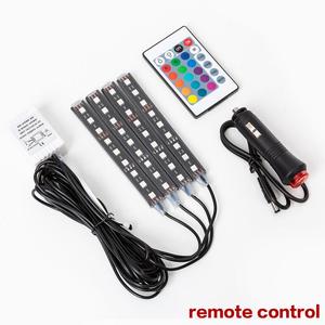 Bande lumineuse led RGB 5050, dispositif décoratif d'intérieur, lumière d'ambiance, pour voiture - Product Image 5