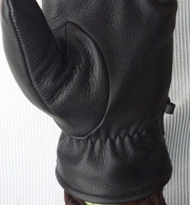 Hommes conduite cerf gants vie quotidienne confortable laine doublé cuir véritable noir uni hiver acrylique personnalisé printemps Style UK - Product Image 6
