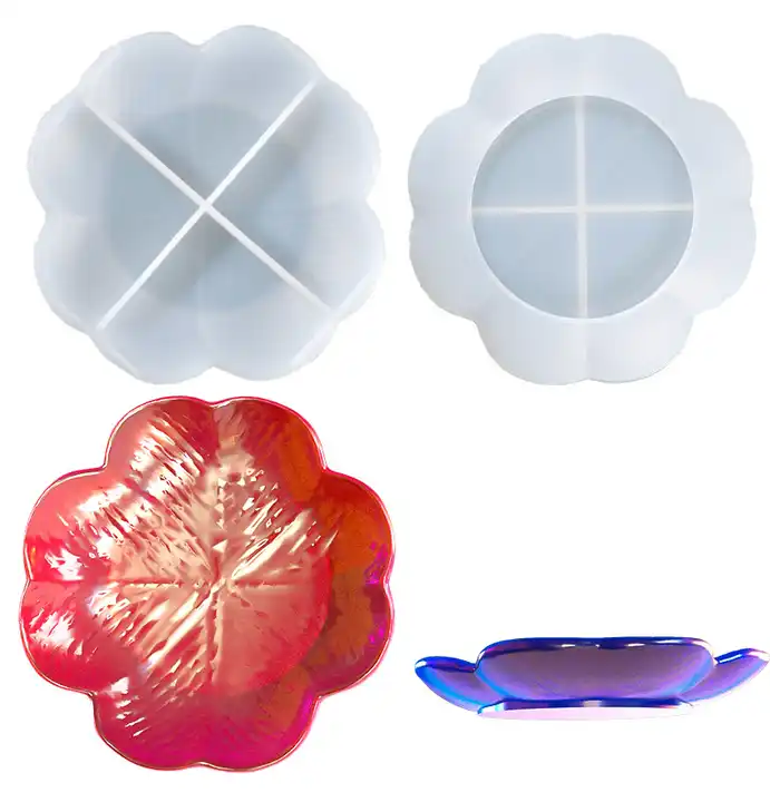 R380 Flower Petal Bowl Mold Silicone Storage Dish Resin Mold Jewelry Tray  Moulds For Epoxy Resin Art - Buy R380 Flower Petal Bowl Mold Silicone  Storage Dish Resin Mold Jewelry Tray Moulds