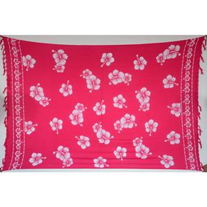 New Arrival Hawaiian Sarong Floral Print Beachwear Cover 100% Rayon <b>Adults</b> Summer Available Wholesale Cotton Silk Polyester - Product Image 1