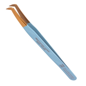 <b>Volume</b> Tweezers, 75 Degree Russian <b>Volume</b> Tweezer 100% Best Quality <b>Volume</b> Tweezers Private Label for <b>Volume</b> Pick Up Hand Tested - Product Image 1