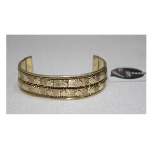 Pulsera de brazalete de latón de moda más nueva con joyería de piedra principal de perlas artificiales para fiestas y cumpleaños de mujeres - Product Image 1