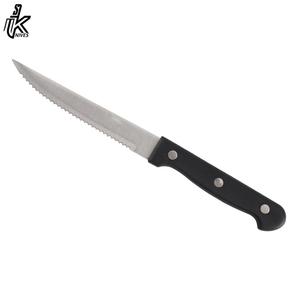 Cuchillo para carne de acero inoxidable negro de 4,5 pulgadas de alta calidad, juego de cuchillos de chef profesional para uso en la cocina - Product Image 3