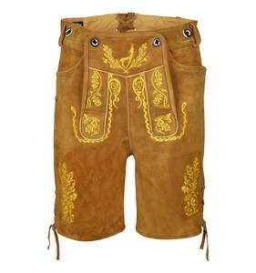 ชุดเยอรมัน Trachten สวม Oktoberfest,กางเกงขาสั้นบาวาเรียเลือกโลโก้ได้ - Product Image 4