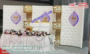 Decoración Moderna para Escenarios con Pilares de Cuero, Pilares de Cuero para Bodas y Eventos, Pilares de Cuero con Mechones, Decoración para Bodas en Australia - Product Image 5