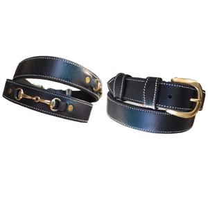 Ceintures de polo en cuir de vachette véritable de longueur personnalisée souple avec acier argenté réglable pour la qualité d'exportation de boucle depuis l'Inde - Product Image 4