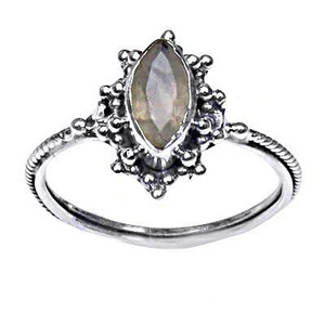 New Ethnic Designer 925 Solid Sterling Silver Overlay Fine Jewelry Rose <b>Quartz</b> Handmade Designer <b>Ring</b> - Product Image 1
