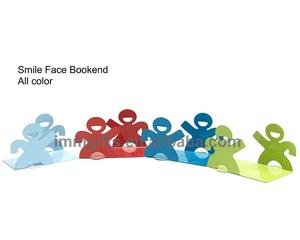 Cara de la sonrisa de Metal sujetalibros libro soporte sujetalibros para escritorio - Product Image 1
