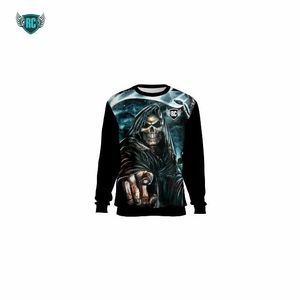 Sweat-shirt en polaire léger unisexe pour homme, personnalisé avec logo par sublimation, imprimé sur mesure OEM - Product Image 2