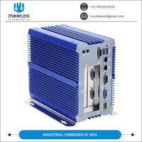 MOOTEK MBOX-520-I5-2 Factory Price Industrial Embedded Box PC Fanless with 2 PCI Slots FCC/ROHS/CE Certified Computer Accessory