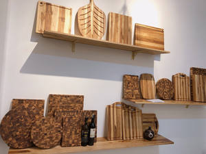 Planche de service à fromage en bois à grain fin de bambou avec logo personnalisé de haute qualité nouveau matériel PC ustensiles de cuisine bloc à découper pratique - Product Image 3