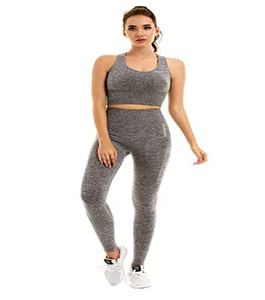 Mallas deportivas de diseño Sexy para Fitness, Conjunto de sujetador deportivo de calidad - Product Image 1