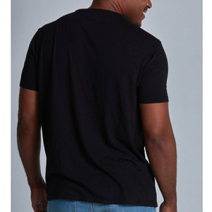T-shirt brodé 100% coton pour hommes, haut unisexe, en coton biologique, imprimé, Oem - Product Image 2