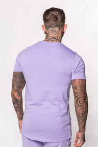 Camisetas de algodón de color sólido, diseño de letras simple Popular - Product Image 3