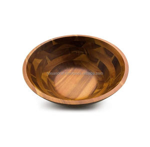 Tazón de Madera Ecológico Desechable para Frutas y Ensaladas, Tazones Hechos a Mano de Alta Calidad, Tazón para Servir Ideal para Fiestas en Casa - Product Image 6