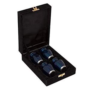 Elegant Quality Crafted with a Great Precision Keepsake <b>Mini</b> Cremation <b>Urn</b> <b>for</b> Human <b>Ashes</b> - Set of 4 - With Case and 4 Pouches - Product Image 5