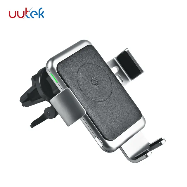 UUTEK الذكية سيارة حامل هاتف التلقائي التعريفي اللمس اللاسلكية 15W شاحن C18