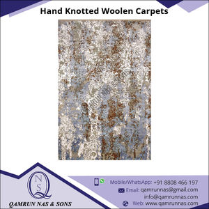 Tapis en laine noué à la main de conception tibétaine moderne Approvisionnement direct d'usine Prix de gros pour la maison et la prière - Product Image 3