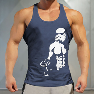 <b>Men</b> screen print workout tank top wholesale <b>singlet</b> with your own logo - Product Image 2