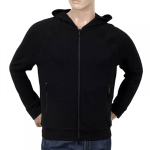 Sudadera con capucha para hombre, de algodón, con Logo personalizado, estampado en blanco, con cremallera, informal, a la moda, alta calidad, para invierno - Product Image 1