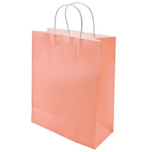 食料品ケアリー紙袋カスタマイズデザインクラフトショッピングペーパーバッグ卸売製品のためのカスタムクラフト工業用包装
