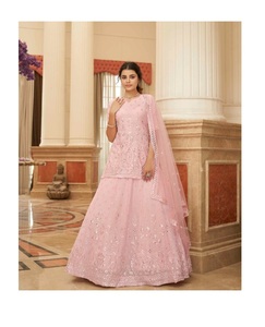 Lahenga Choli para Fiesta, Estilo Surat, para Novia, Georgette Anarkali, Último Diseño, Chaniya Choli Lehenga con Blusa, Estilo Indio - Product Image 1