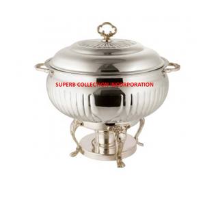 Plat à Frire En Acier inoxydable Avec Pieds En Laiton - Product Image 3