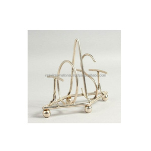 Étagère à pain grillé à cinq niveaux en acier inoxydable plaqué or, non pliable, moderne, durable et éco-responsable pour le rangement de cuisine - Product Image 1