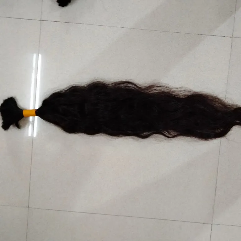 Indian bulk hair vendor Wholesale price 100% Unprocessed Raw Indian Human Hair single donor Temple Virgin cuticle aligned hair