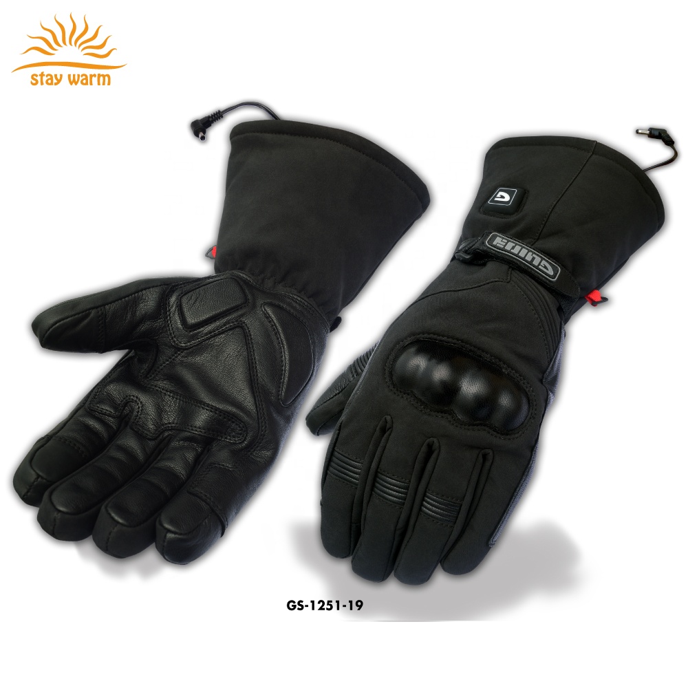 Высококачественные кожаные мотоциклетные перчатки с подогревом