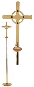 Croix murale islamique en laiton gravé, fournitures d'église en croix - Product Image 6