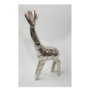 Escultura de Metal creativa para perros, escultura de animales de aluminio para mesa, Decoración de mesa de hoteles para el hogar, escultura de animales - Product Image 5